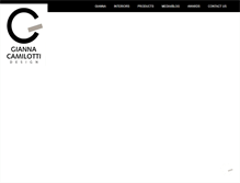 Tablet Screenshot of giannacamilotti.com